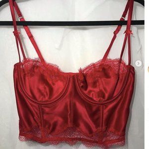 Deep Red Corset VS Lingerie